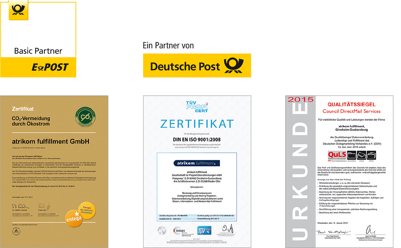 Zertifikate